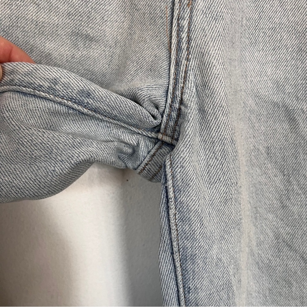Pistola Charlie High Rise Straight Jeans Button Fly Light Wash Size 28 - Picture 7 of 13